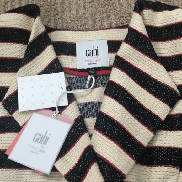 NWT CAbi Cropped Double Breasted Jacket - Picture 4 of 7